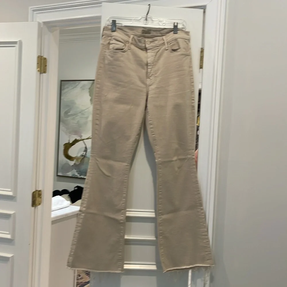 MOTHER The Weekender Sneak Jeans Size 31 - Picture 1 of 8